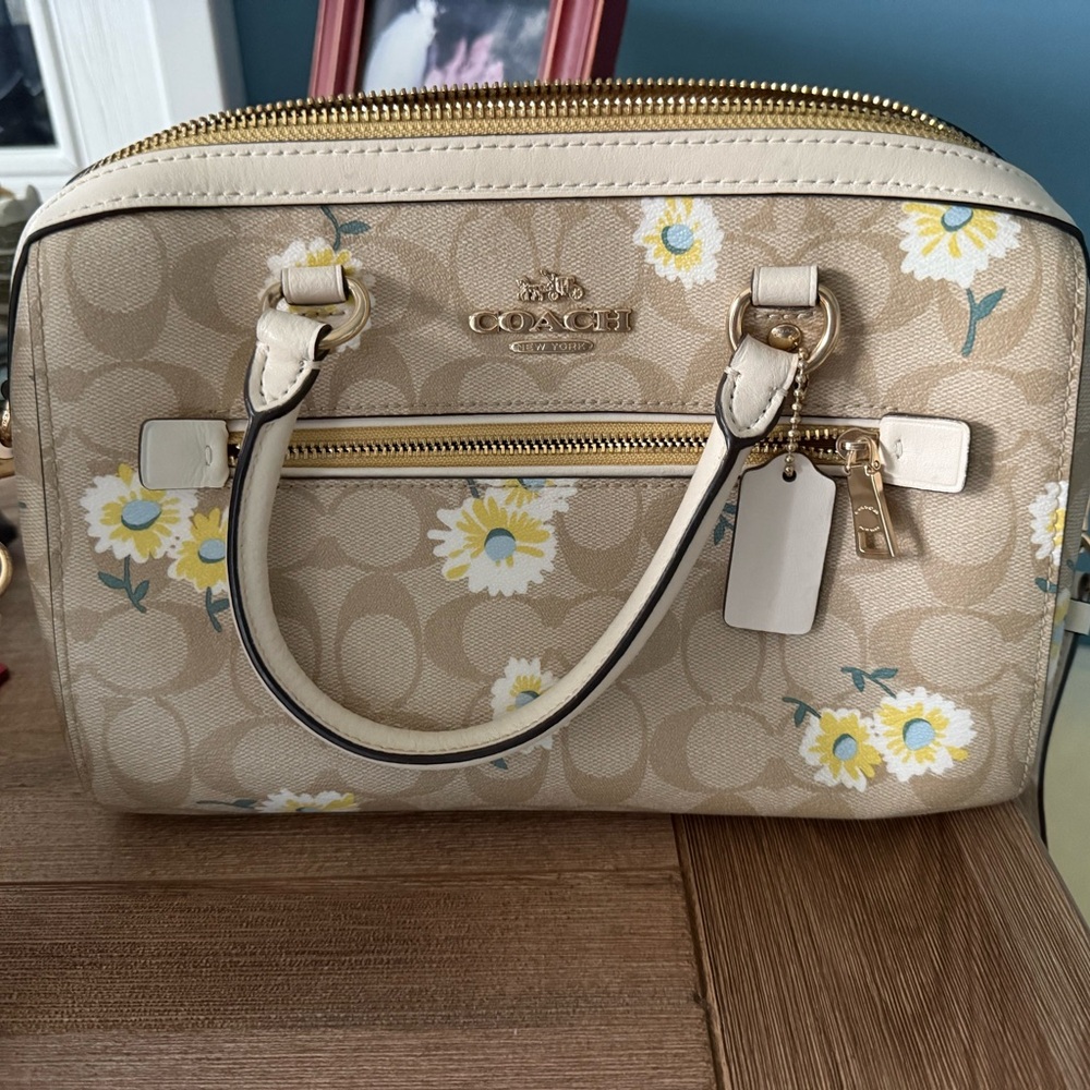 Coach Tan Floral Women's Bag